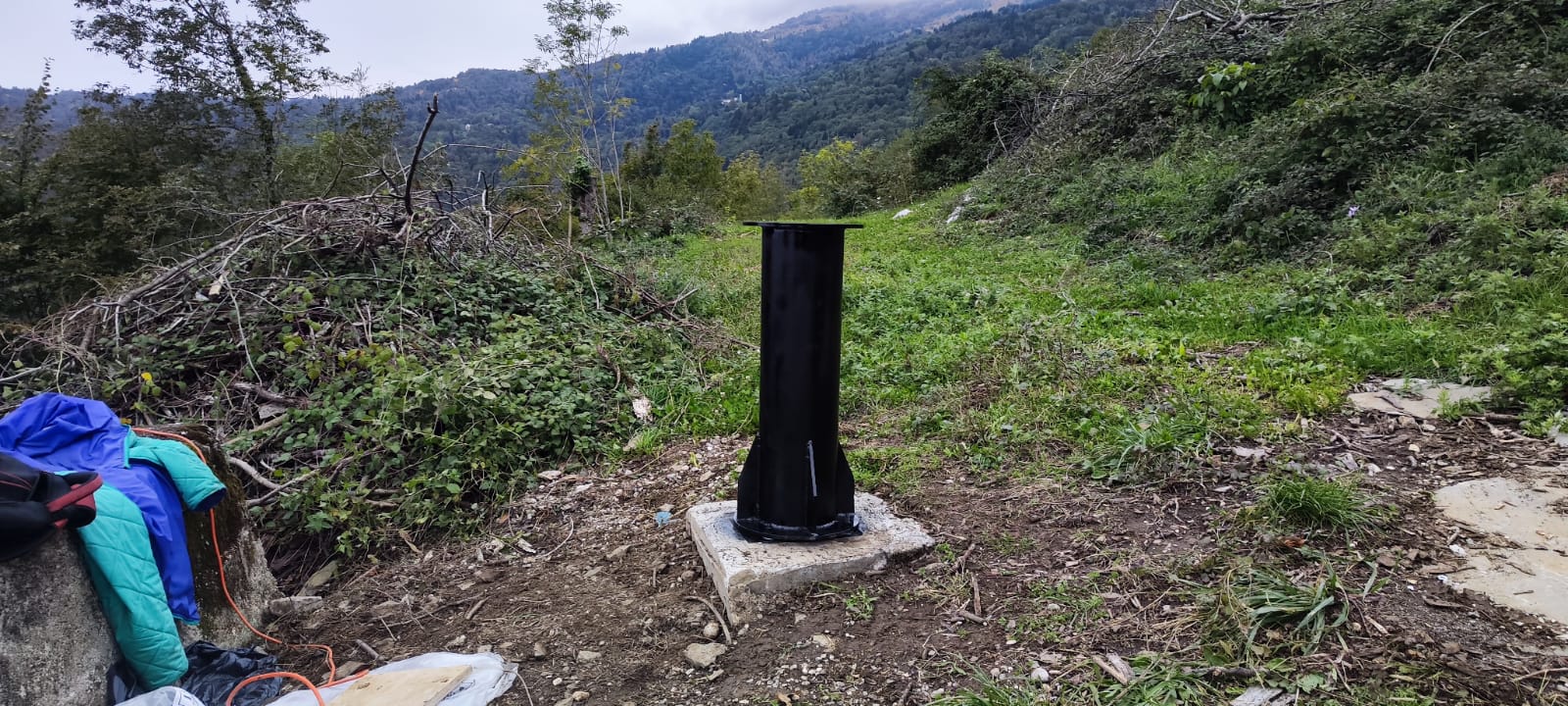 installazione colonna